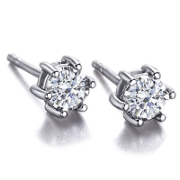 pendientes de diamantes